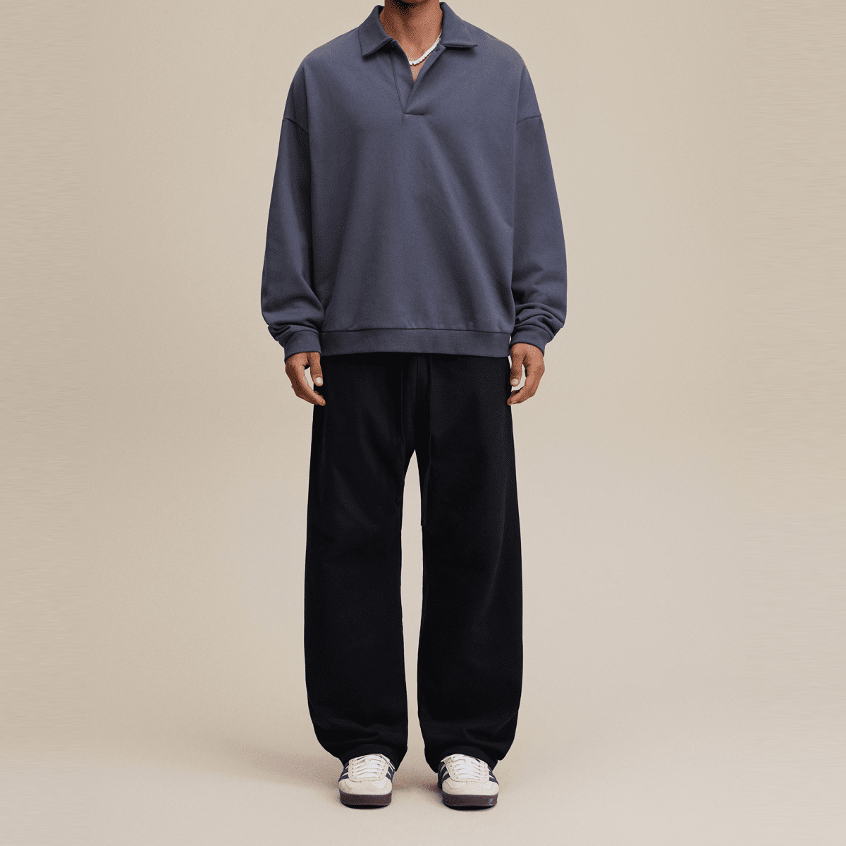 SF Polo Collar Sweatshirt