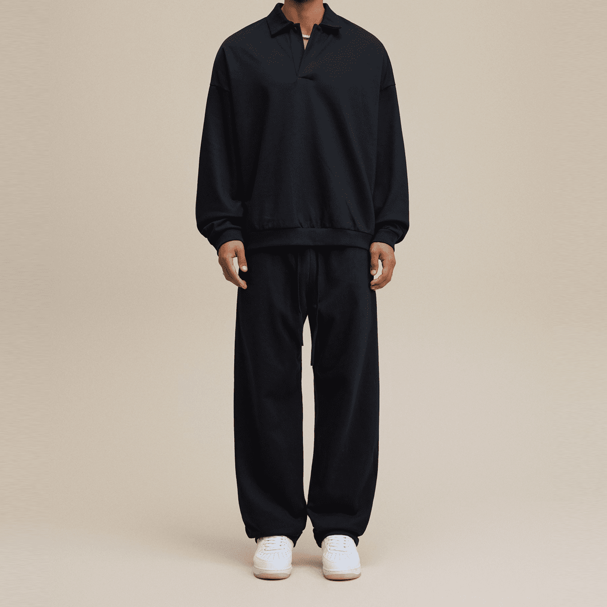 SF Polo Collar Sweatshirt
