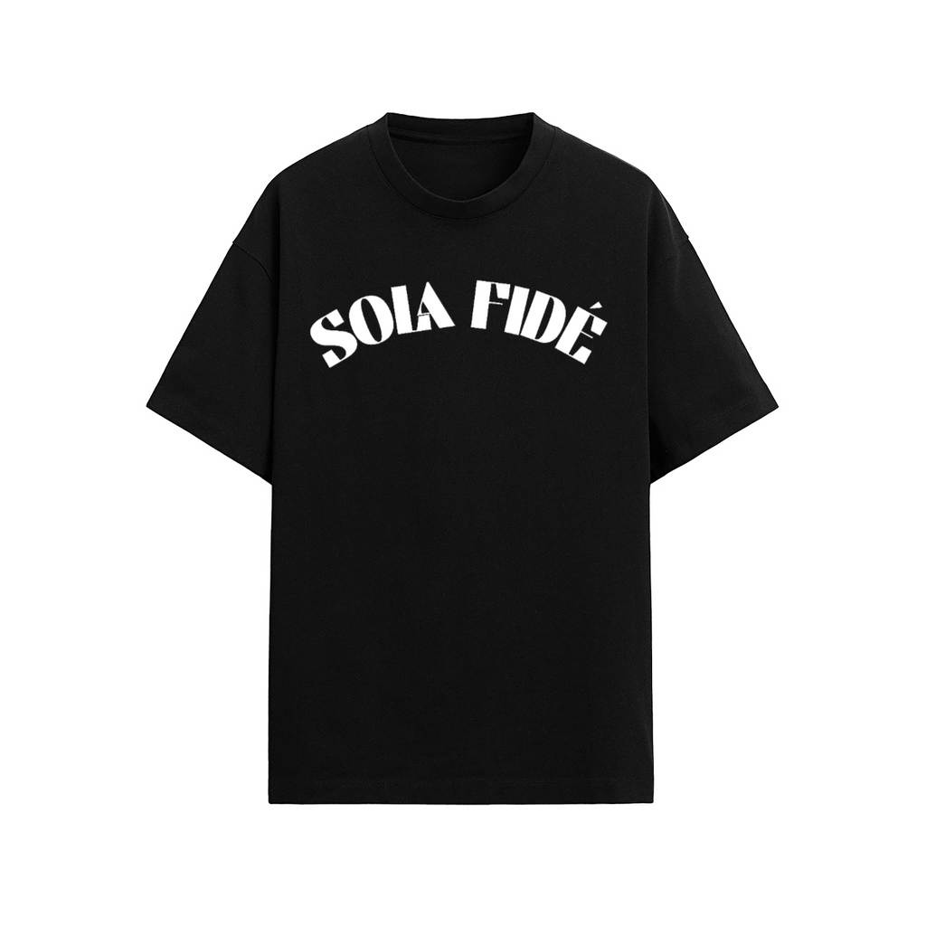 Sola Fidé black T-shirt