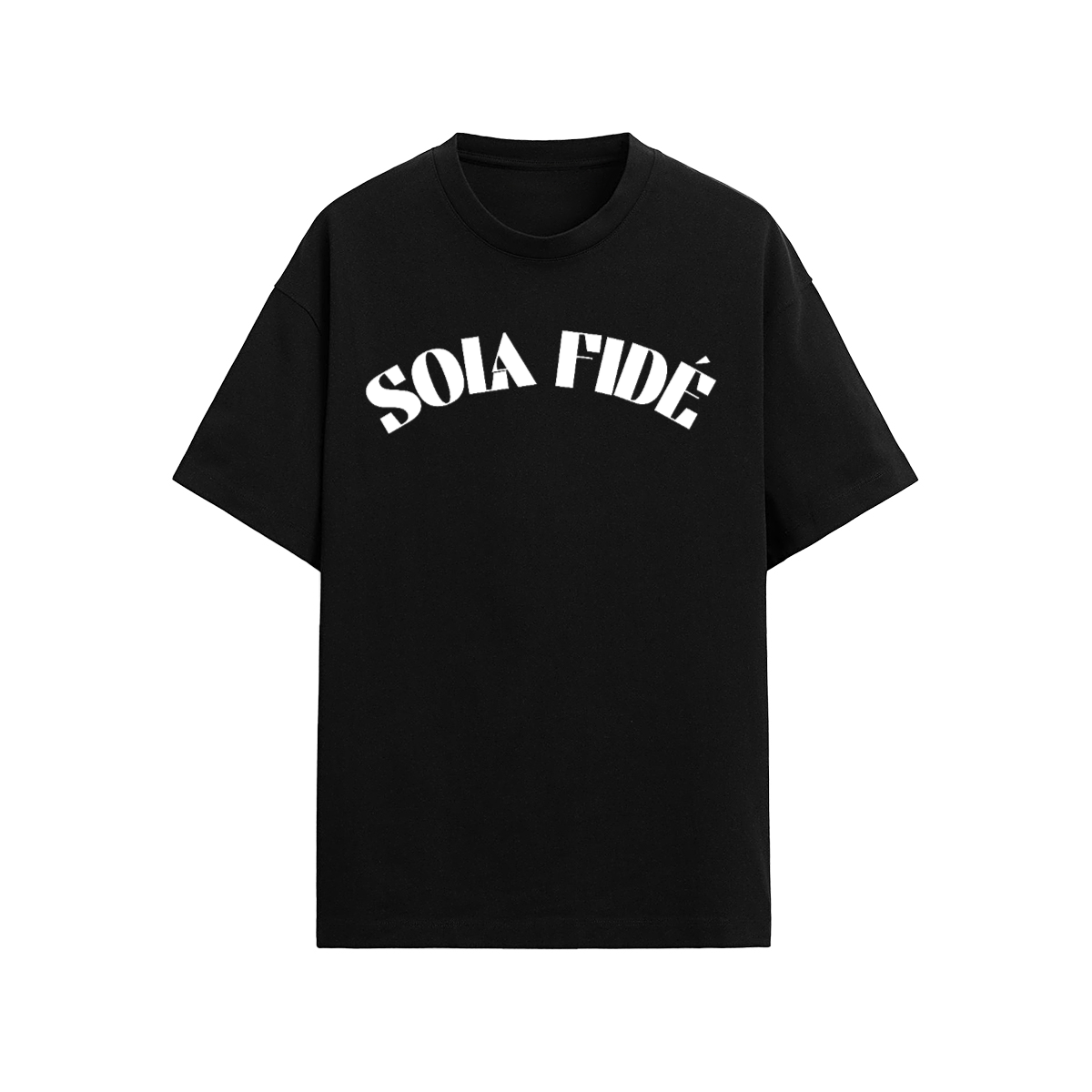 Sola Fidé black T-shirt