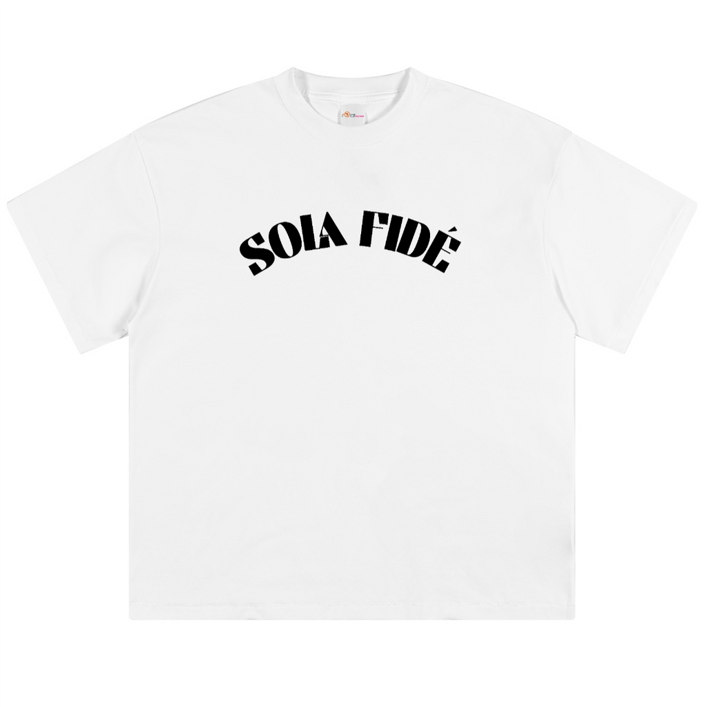 Kids' Sola Fidé White T-shirt