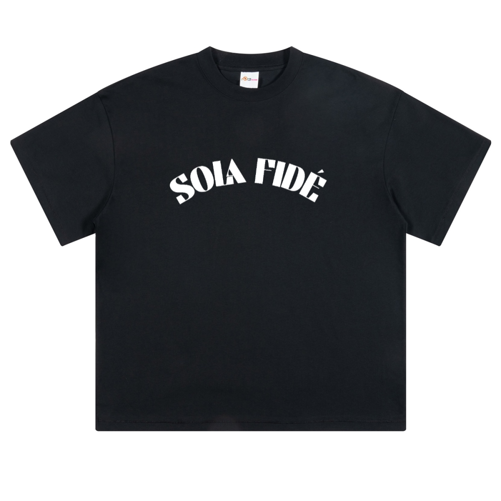 Kids' Sola Fidé Black T-shirt