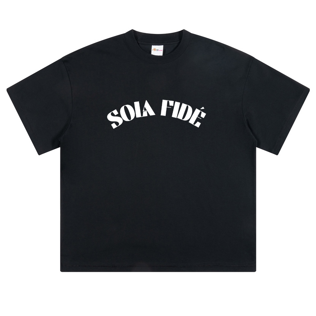 Kids' Sola Fidé Black T-shirt