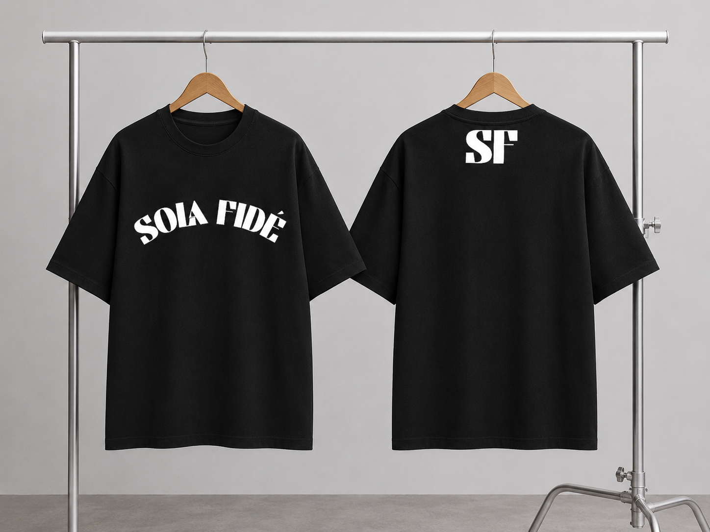 Sola Fidé black T-shirt