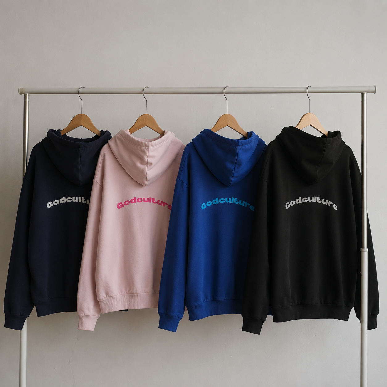 GodCulture Woman's Embroidered Hoodie